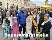Bauernmarktmeile ein voller Erfolg Im Herzen von München: Ein Schaufenster bayerischer Landwirtschaft  (©Foto:BBV)
